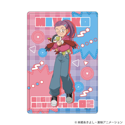 『デジモンアドベンチャー02』キャラクリアケース08/井ノ上京&ホークモン ぬいぐるみver.(描き下ろしイラスト)